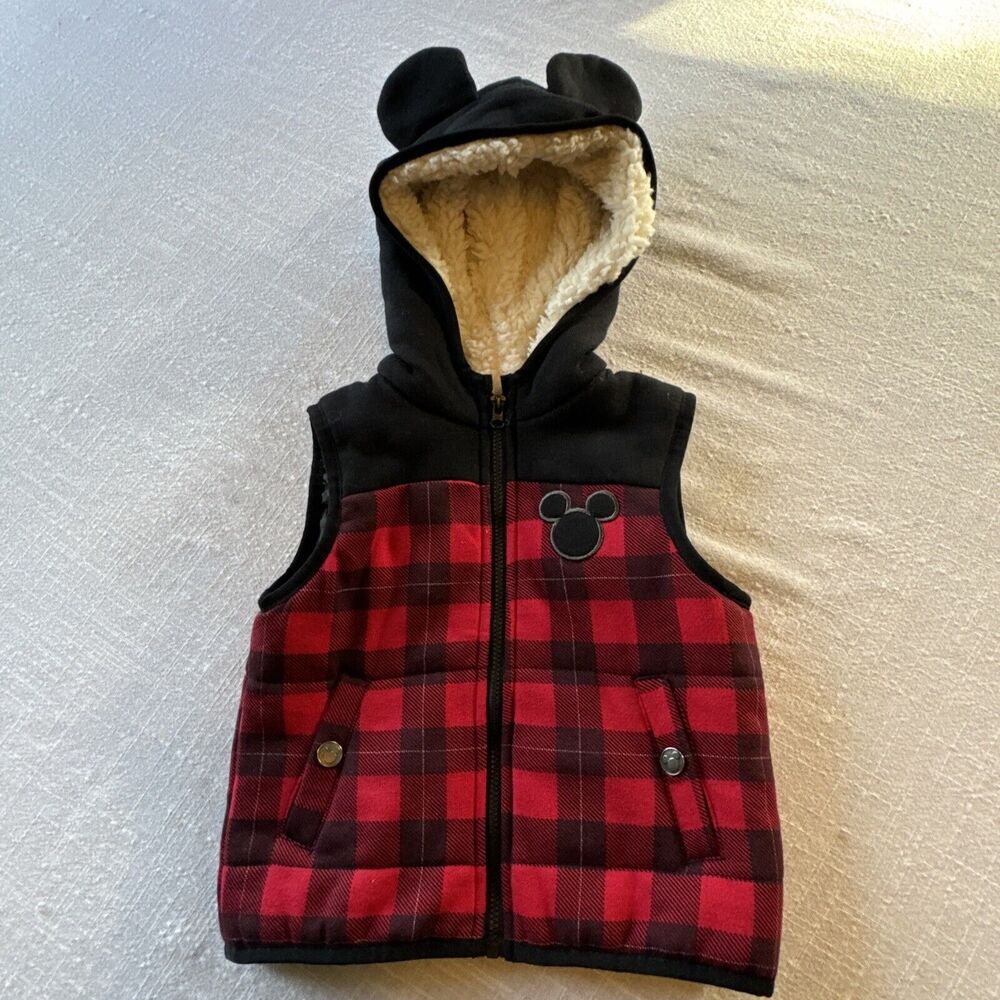 Disney Junior Mickey Mouse‎ Checkered Vest 18 Months